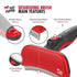 Tuff Pupper Self Cleaning Slicker Brush for Dogs & Cats, One Button Auto Clean, Reduces Shedding by 95%