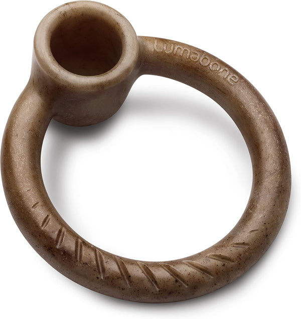 Ring Stuffer Durable Chew Toy for Aggressive Chewers, Real Bacon, Made in USA, Large