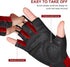 GJV Workout Gloves for Men and Women, Exercise Sports Gloves for Weight Lifting, Cycling, Gym, Training, Breathable