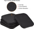 uxcell Treadmill Mat - 3.9"x3.9" Exercise Equipment Mat for Floor Protection, Sound Reduction, Black 4Pcs