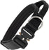 TSPRO Premium Tactical Dog Collar, Heavy Duty Quick-Release Metal Buckle, Adjustable for Medium to Large Dogs