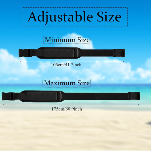 Generic 3 Backpack Backpacking Pcs Carry Strap for Camping Beach Chair Folding Chair Adjustable Beach Chair Straps