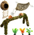 6 PCS Hermit Crab Accessories Large Bendable Moss Hermit Crab Climbing Toys