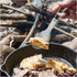 GADIEMKENSD Ultralight Outdoor Titanium Folding Spoon, Healthy Camping Scoop, 18g