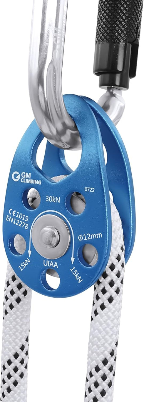 GM CLIMBING Micro Pulley, Swing Cheek, 30kN, CE UIAA Certified