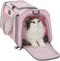 Airline Approved Cat Carrier 17.510.510.5 in, Escape-Proof Design with Locking Zippers &