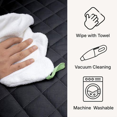 Hammock, Dog Car Seat Cover for Back Seat with Door Protection, Waterproof Dog Seat Soft-Padded Pet Car Seat Cover