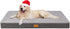 Patas Lague Orthopedic XXL Dog Bed, 48''X30'', Egg Crate Foam, Waterproof Removable Washable Cover, Big Large Dog Bed,