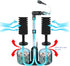 QANVEE M(15-50 Aquarium Sponge Filter Bubbler with Ultra Quiet Water Pump and Ceramic Balls for Fish Shrimp Breeding