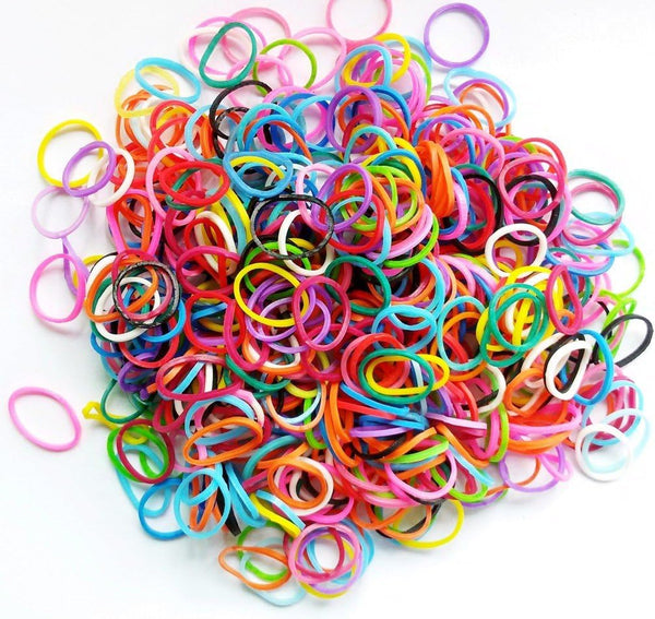 PET SHOW Pet Rubber Bands for Doll Dog Cat Hair Bows - Assorted Pack of 1000 Grooming Accessories