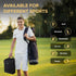Golf Shoe Bag for Men Women, Padded Carry Bags with Clasped Strap Handle & Side Ventilation, 3 Pockets for Accessories