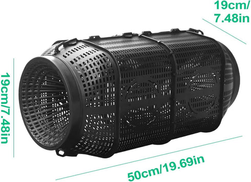 Generic 6m Fishing Bait Trap with Rope,Lightweight Crawfish and Shrimp Trap, Crab Cages for Crabbing Saltwater