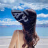 Korean Women's UPF50+ Solar Sun Hat - Ultraviolet Sunscreen Beach Hat with Covered Face