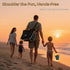 Backpack 3 Pack Beach Chair Straps - Heavy Duty Rocking Camping Chair Carrier, Adjustable Hands-Free Shoulder Straps
