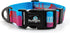 Jacquard Dog Collar, Adjustable Pet Dog Collar for Medium Dogs with Quick Release Buckle, Durable Breathable & Fade