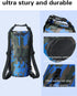 YDYJKI Waterproof Dry Bag Backpack, 2L/5L/10L/20L/30L Floating Roll Top Dry Compression Sack for Kayaking