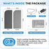 CHEMLUK 2 Packs Cooling Hoodie Towel: Cooling Towels for Neck and Face, Quick-Dry Absorbent Soft Breathable Sweat Neck