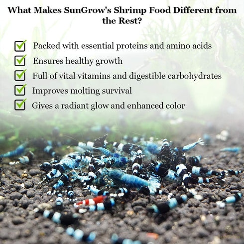 Immune SunGrow Baby Shrimp & Fish Fry Food, Essential Yellow Microbial Powder Enzyme, for Proper Nutrition, Digestion