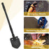 Survival Folding Shovel (28.3'') Camping Multitool with Pickaxe, Compass, Whistle, Molle Bag for Emergency
