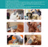 #40 Blades Dog Grooming Clipper Replacement Blades - Compatible with Andis/Wahl/Oster, Detachable Ceramic & Stainless
