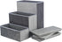 TRIXIE Velour 3-Step Pet Stairs with Storage, Collapsible, Gray, Storage Compartments for Pet Toys