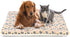 Mora Pets Dog Bed Crate Pad, Ultra Soft with Cute Star Print, Washable Mat for Large Medium Small Dogs, Reversible