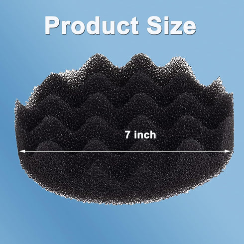 6 Pcs Bio-Foam Pads for Fluval FX4, FX5, FX6 Canister Filter, Aquarium Filter Sponge Replacement