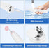 3 Rarepet Dog Teeth Cleaning Kit with Light, USB Rechargeable Dogs Tooth Brushing Kit, Modes Doggie Toothbrush, Dog