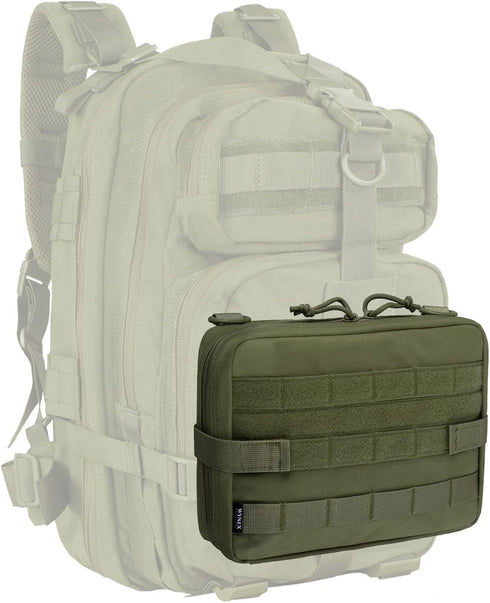 WYNEX Tactical Admin Molle Pouch, Medical EDC EMT Utility Bag Shell Design Attachment Pouches