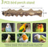 PINVNBY 3Pcs Bird Perches for Cage, Nature Wood Prickly Parrot Stand Toy for Small Medium Birds, Parakeet Cockatiel