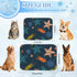 Generic 28" X22" Cats Dog Cooling Mat Ice Silk Cooling Mat for Rabbits Doodle Style Small Dog Beds Washable Crate Pad