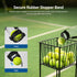 NEEWER Ball Retriever Tube Hopper for Tennis Balls & Pickleballs, Detachable Section No Bending Pickup Picker Upper