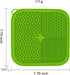 Dog Lick Mat, Slow Feeder Licking Mat for dogs and cats with Suction Cups, Non-Slip Lick Pad for feeding and Training (Green)