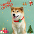 Pet Christmas Handmade Bow Tie - 2pcs Cats and Dogs Xmas Scarf Collar Bow Ties, Adjustable Pet Towel Bibs for Christmas