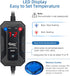 hygger 300W Aquarium Heater - Quartz Fish Tank Heater with LED Digital Display Thermostat for 40-80 Gallon Tanks