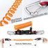 Scuba Retractable Lanyard with Quick-Release Buckle, Stainless Steel Double-Clips and Spiral Core Anti-Lost