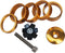 GANOPPER 1 1/8 Inch Headset Spacer with Stem Top Cap, Available in Black, Red, Blue, Gold