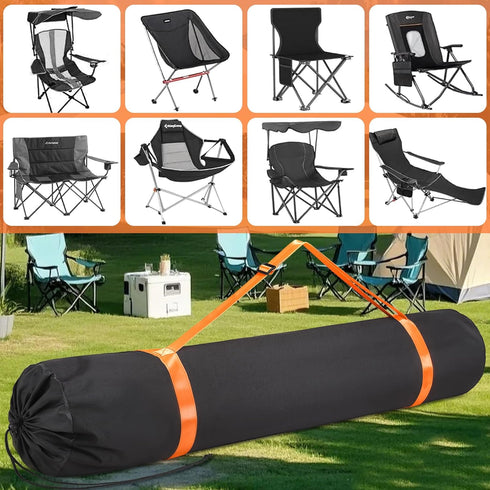 51"x11" Hammock, TOBWOLF Extra Large Portable Chair Bag, Folding Camping Chair Storage Bag with Shoulder Strap, Heavy