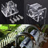 Zerodis Fish Tank Acrylic Pipe Clip Holder, Aquarium Filter Mount Tube Inflow Outflow Tube Clip Holder Tube Fixing Filter Holder