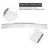 EVTSCAN Pet Grooming Comb, Curved Stainless Steel Knot Comb for Dogs, Poodle Grooming Deshedding Tool, 1PCS