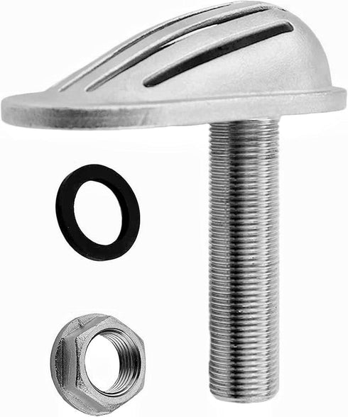 Stainless Steel 316 Boat Intake Strainer, Marine Pump Hose Fitting Water Outlet Hose Pipe Hardware Accessories