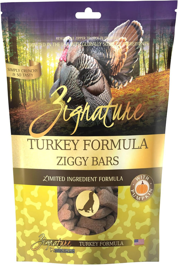 Zignature Turkey Limited Ingredient Formula Biscuit Dog Treats, 12oz