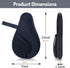 VISEMAN Table Tennis Racket Cover, Ping Pong Paddle Case, Portable Waterproof Table Tennis Bat Bag to Hold 2 Paddles 5 Balls
