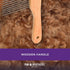 Ryan's Pet Supplies Paw Brothers Poodle Comb Brush for Dogs, Professional Grade, Wooden Ergonomic Handle, Stainless Steel Teeth, Dematting Comb for Dogs, Extra Long Teeth