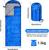 Tudomro 2 Pcs Camping Sleeping Bag - Lightweight Packable Waterproof Gear for Adults, Indoor Outdoor Hiking Travel