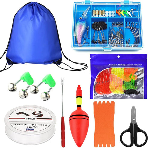Kids Fishing Rod 1.5M 61Inch Portable Telescopic Fishing Pole and Reel Combos Full Kits for Youth