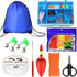 Kids Fishing Rod 1.5M 61Inch Portable Telescopic Fishing Pole and Reel Combos Full Kits for Youth