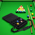 17 Set Pumtus Pool Ball Carrying Case, Billiard Balls Storage Bag with Handle & Adjustable Shoulder Strap, EVA Pool