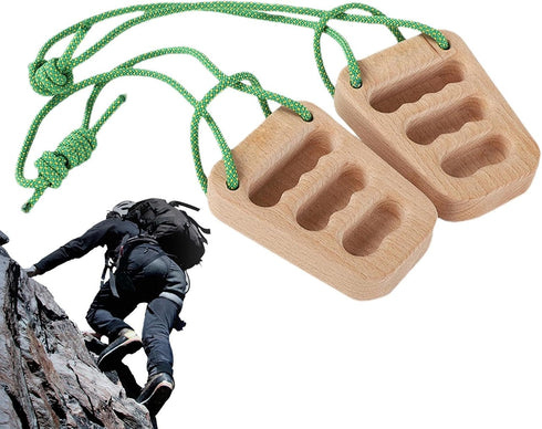 BUBEFSKD Finger Strengthening Board Compacts Wood Climbing Board Portables Fingerboard For Rock Climbing Training