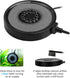 NICREW Multi-Colored Aquarium LED Bubbler Stone Disk, Fish Tank Bubbler with Auto Color Changing LEDs
